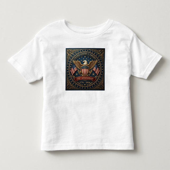 Amerikas 250:e Version 3 T Shirt (Framsida)