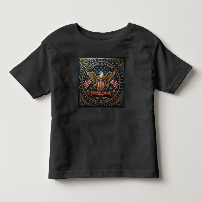Amerikas 250:e Version 3 T Shirt (Framsida)