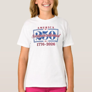 Amerikas 250 halvsekelsgrafisk – 1776-2026 t shirt