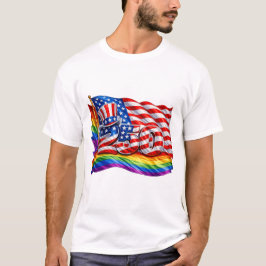Amerikas 250 Pride Flag Herr T-Shirt