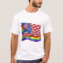 Amerikas 250 Pride Flag Herr T-Shirt