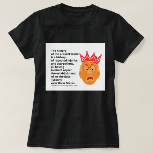 Amerikas 250 självständighetsförklaring Tyranni T Shirt