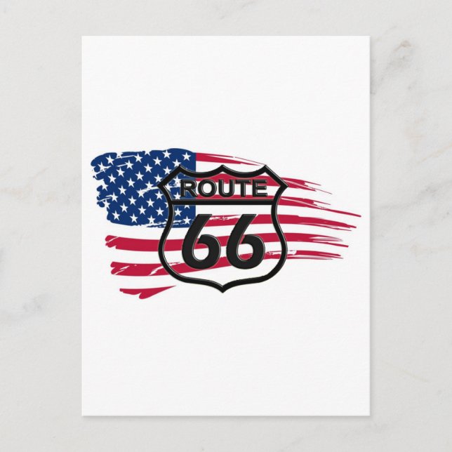 Amerikas 66 vykort (Framsida)