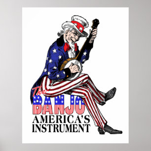Amerikas Banjo Poster