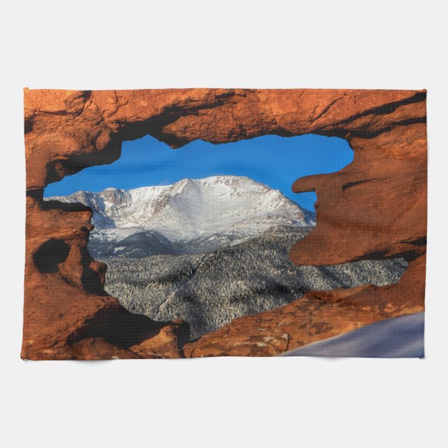 Amerikas bergsram av Sandstone Kökshandduk (Horisontell)