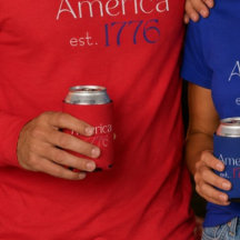 Amerikas est 1776 Typografi 4 juli Röd