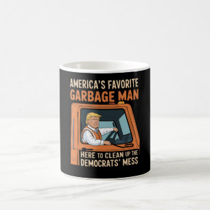 Amerikas favoritsopträare Trump 45 47 USA Kaffemugg