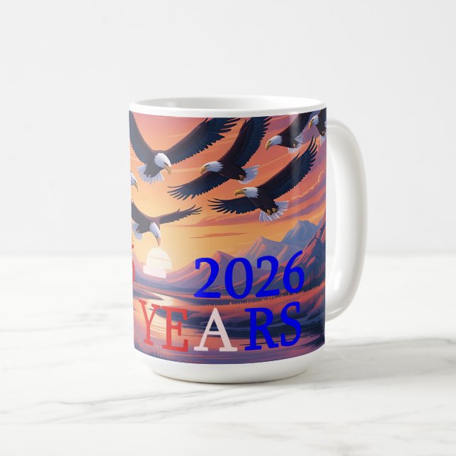 Amerikas födelsedag kaffemugg (Framsida höger)