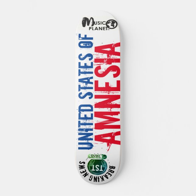 Amerikas Förenta Minnesförluster / TST Skateboard (Framsida)