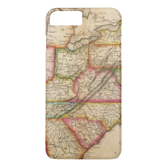 Amerikas förenta stater 11 Case-Mate iPhone skal (Baksida)