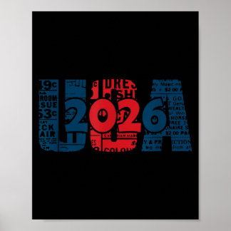 Amerikas förenta stater - 250 år - 2026 - USA Poster