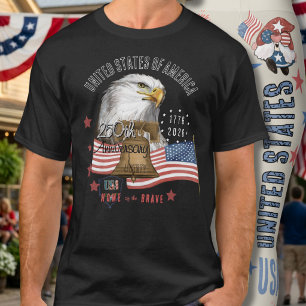 Amerikas förenta stater 250-års jubileumsörn t shirt