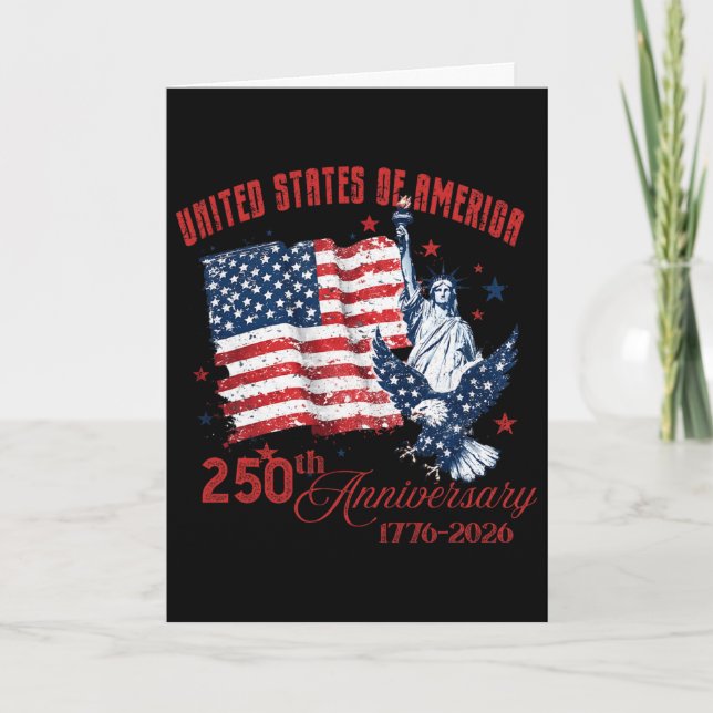Amerikas Förenta Stater 250-årsjubileum 1776-20 Kort (Framsida)