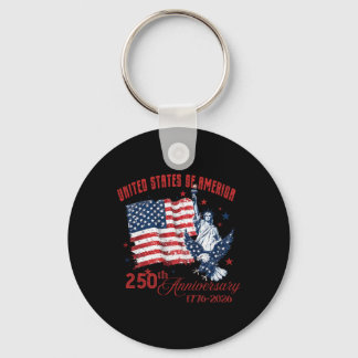 Amerikas Förenta Stater 250-årsjubileum 1776-20 Nyckelring