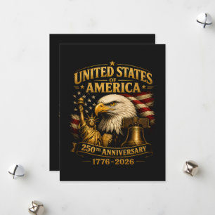 Amerikas Förenta Stater 250-årsjubileumsörn Julkort