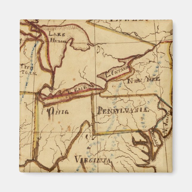 Amerikas förenta stater 2 magnet (Framsidan)