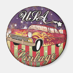 Amerikas förenta stater 59 vintage magnet