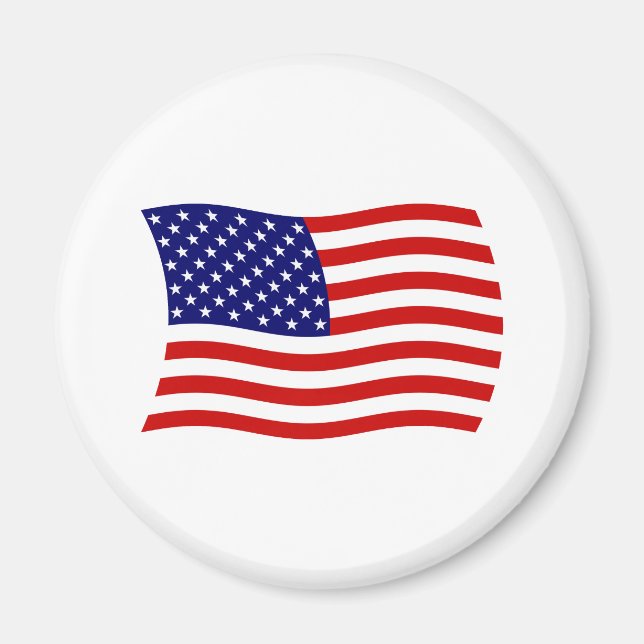 Amerikas förenta stater Flagga Magnet (Framsidan)