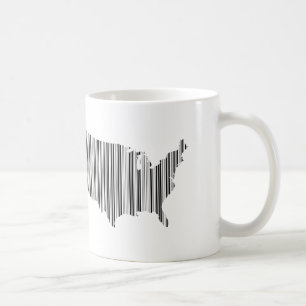 Amerikas förenta stater i Streckkod Kaffemugg