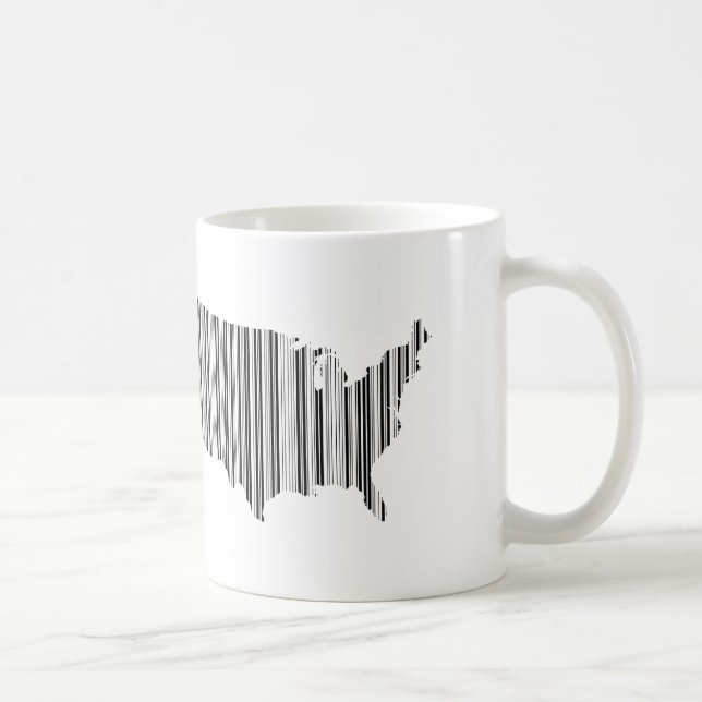 Amerikas förenta stater i Streckkod Kaffemugg (Höger)