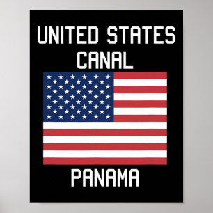 Amerikas förenta stater Kanal Panama Kanal Trump 2 Poster