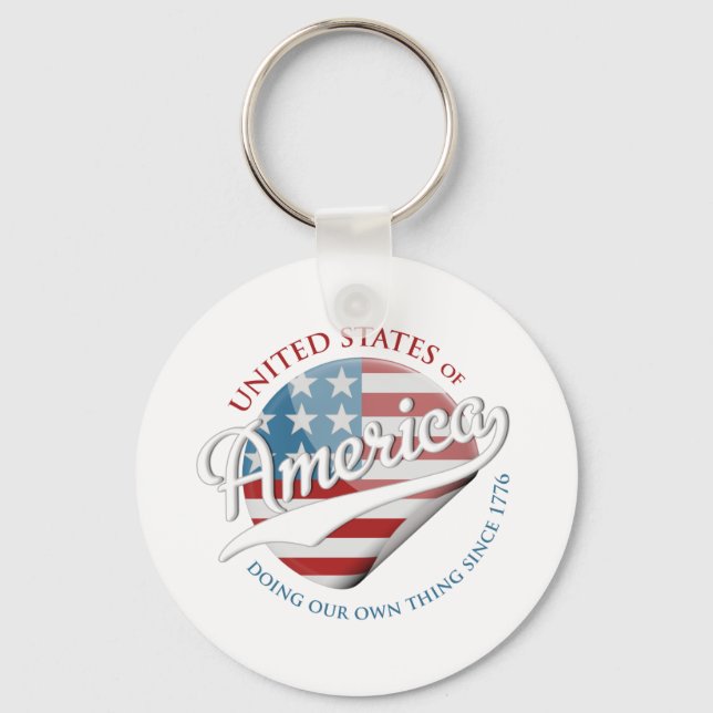 Amerikas förenta stater nyckelring (Framsida)