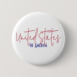 Amerikas Förenta Stater Resa Souvenir Gåva Knapp