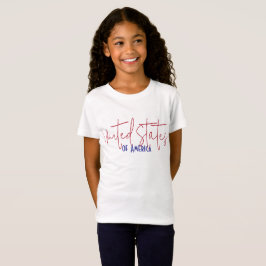 Amerikas Förenta Stater Resa Souvenir Gåva T Shirt