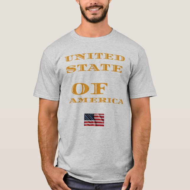Amerikas förenta stater t shirt (Framsida)
