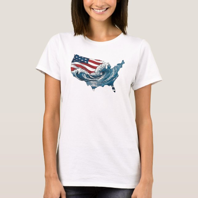 Amerikas förenta stater t shirt (Framsida)