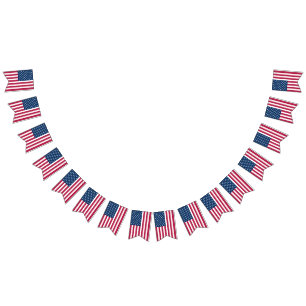 Amerikas förenta stater USA patriotiskt parti Vimplar