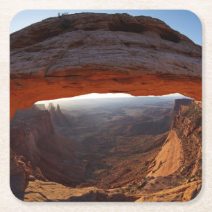 Amerikas förenta stater, Utah, Canyonlands Nationa Underlägg Papper Kvadrat