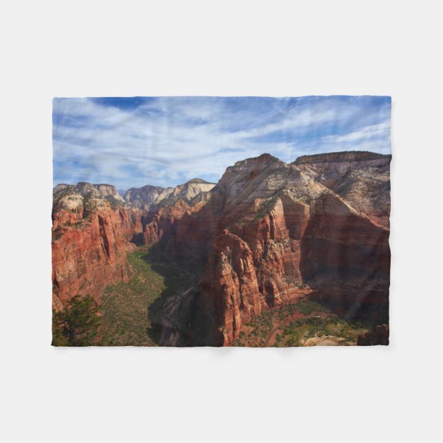 Amerikas förenta stater, Utah, Zion National Park Fleecefilt (Framsidan (Horisontell))