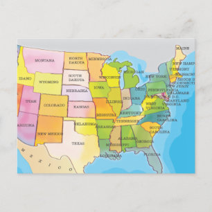 Amerikas förenta stater vykort