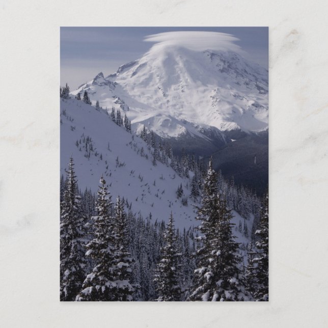 Amerikas förenta stater, Washington, vy av Mt. Rai Vykort (Framsida)