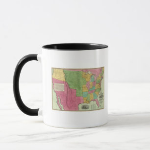 Amerikas förenta staters Karta 1833 Mugg