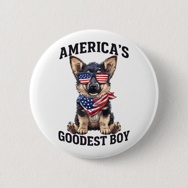 Amerikas Godaste Herdehund Knapp (Framsida)