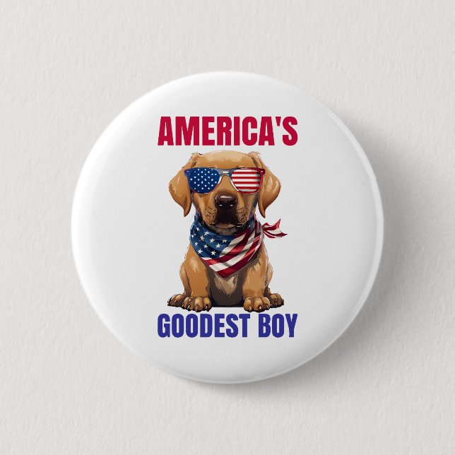 Amerikas Godaste Labrador Knapp (Framsida)