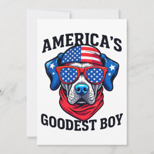 Amerikas Godaste Pojke Hund Inbjudningar