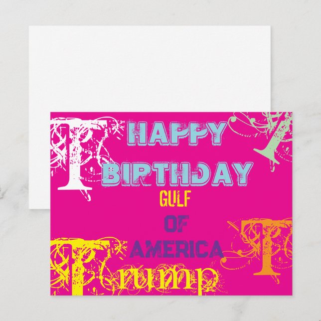 AMERIKAS GOLF VYKORT (Fram/baksida)