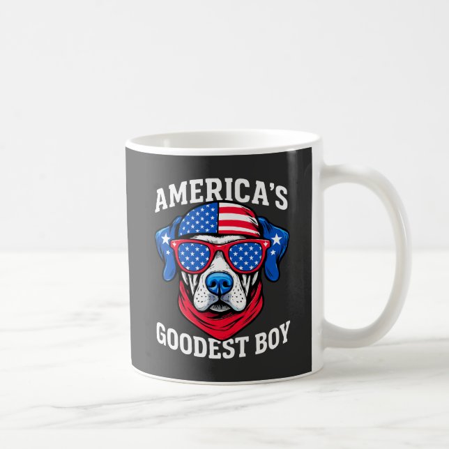 Amerikas Goodest Boy Hund Kaffemugg (Höger)