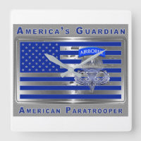 Amerikas Guardian Airborne Fallskärmsjägare Flagga