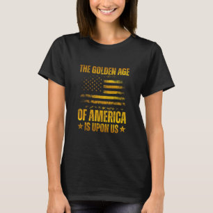 Amerikas guldålder är över oss Roligt Trump G T Shirt
