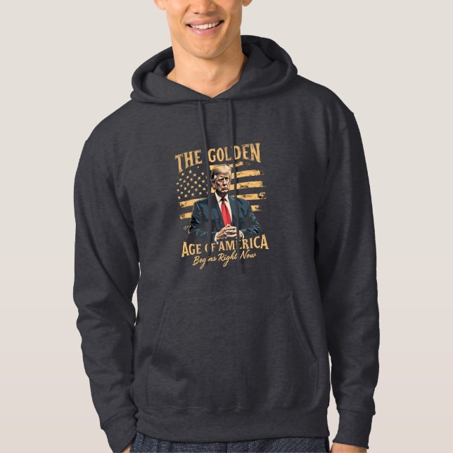 Amerikas guldålder börjar nu hoodie (Framsida)