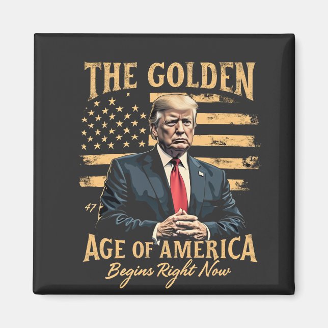 Amerikas guldålder börjar nu magnet (Framsidan)