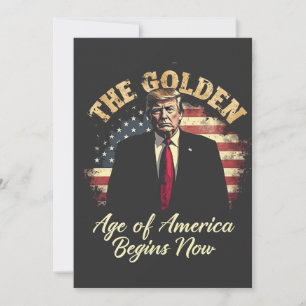 Amerikas guldålder börjar nu Trump Inbjudningar