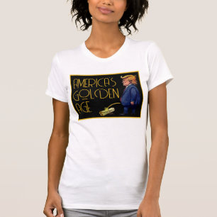 Amerikas gyllene ålder t shirt
