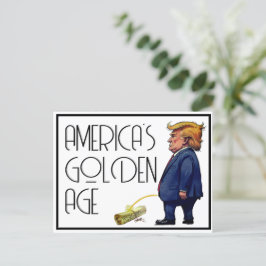 Amerikas gyllene ålder vykort
