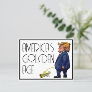 Amerikas gyllene ålder vykort