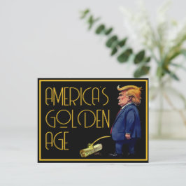 Amerikas gyllene ålder vykort